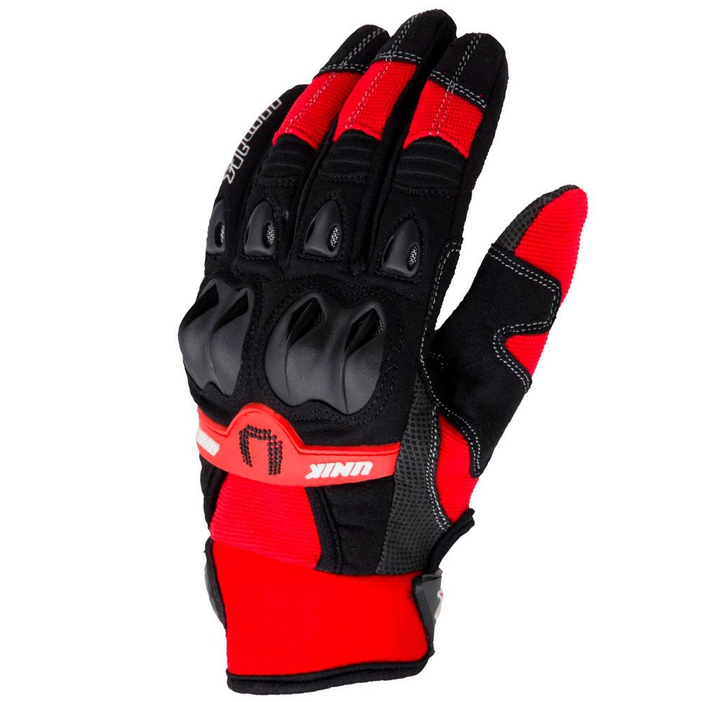 LUVAS CROSS UNIK X-6 - PRETO / VERMELHO