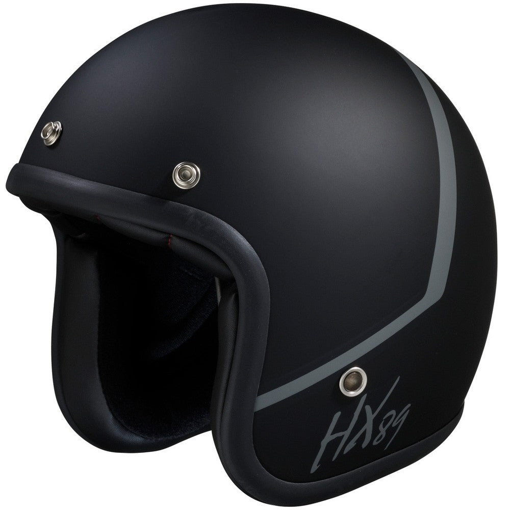 CAPACETE JET IXS 89 2.0 - PRETO / CINZA