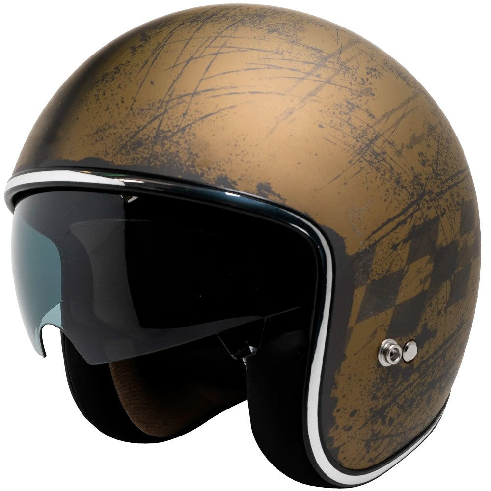 CAPACETE JET IXS 77 2.5 - OURO
