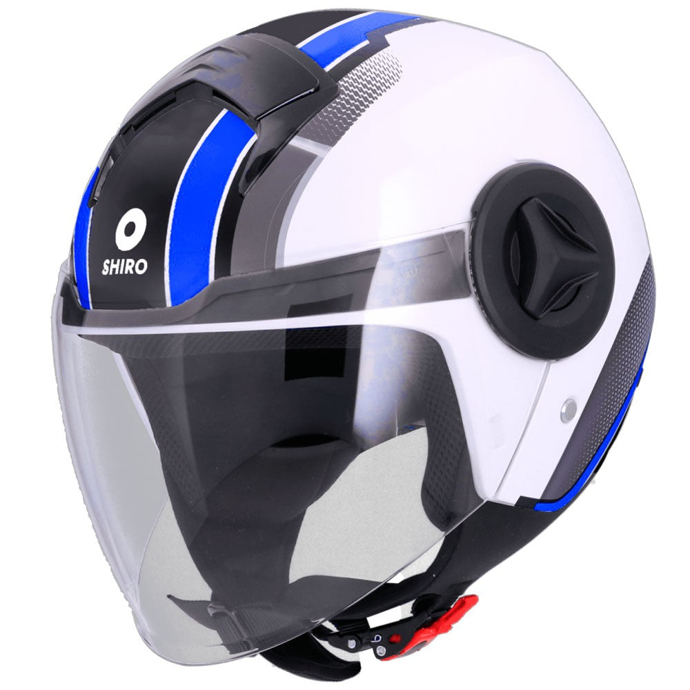 CAPACETE JET SHIRO ATENAS DELPHI - AZUL