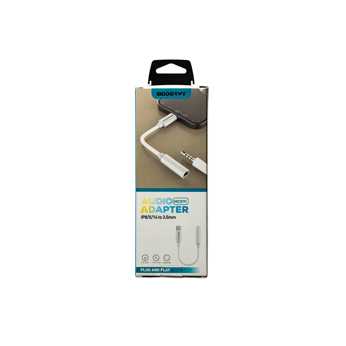 Adaptador Lightning para Jack 3.5mm MC5111 – Áudio iPhone