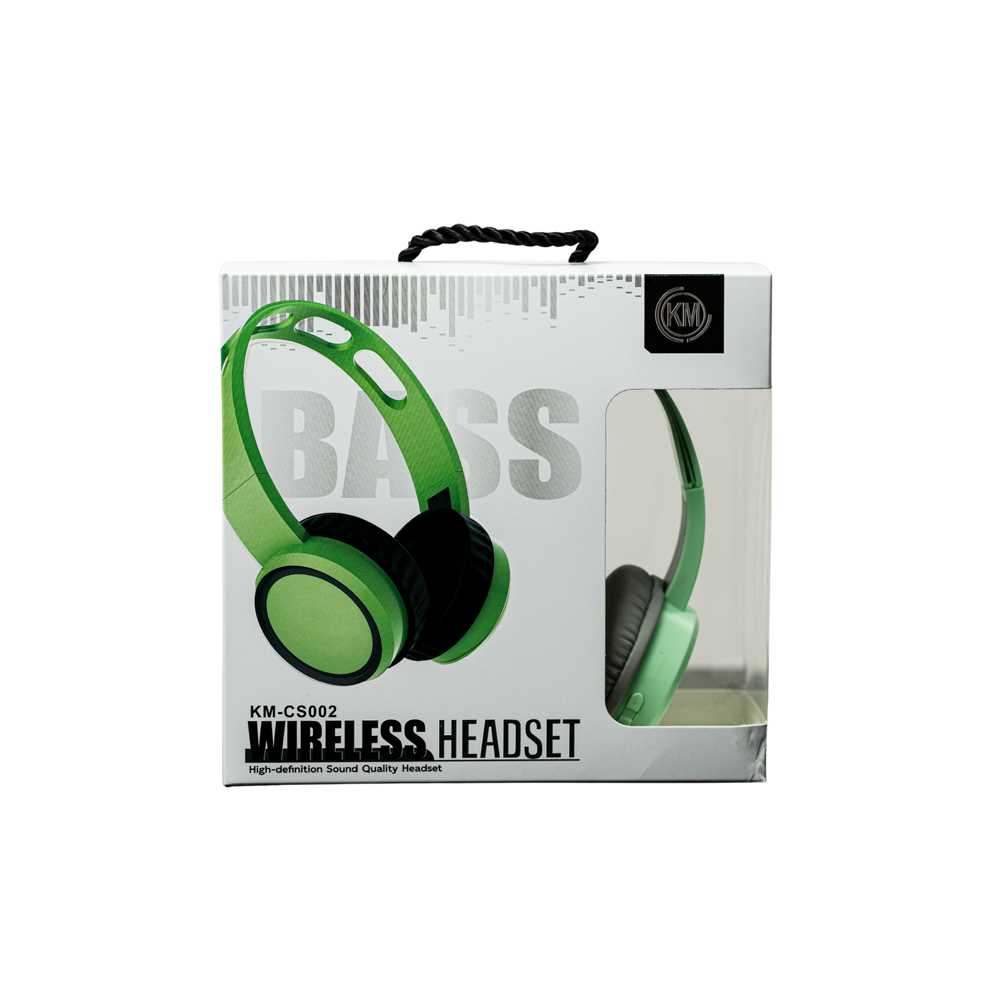 Auscultadores KM-CS002 Verde – Som com Estilo