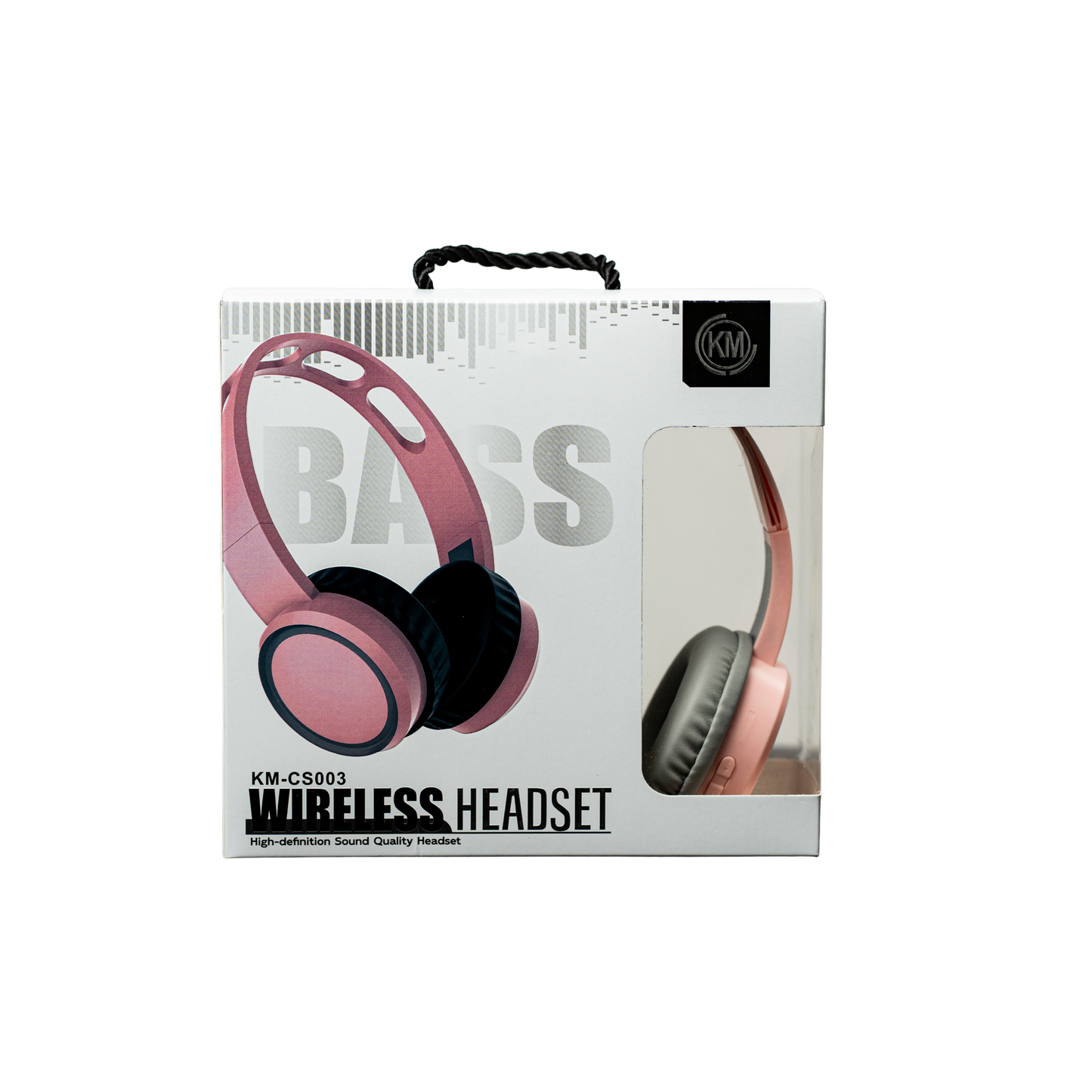 Auscultadores KM-CS003 Rosa – Som com Estilo