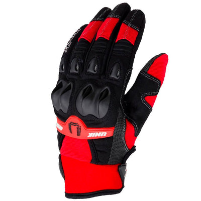 LUVAS CROSS UNIK X-6 - PRETO / VERMELHO