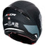 CAPACETE AXOR SH-890 HUNTER TURBO - PRETO MATE / CINZA