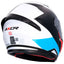 CAPACETE AXOR SH-890 HUNTER TURBO - BRANCO / VERMELHO