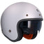 CAPACETE JET SHIRO WL-507 DALLAS MONOCOLOR - PRATA MATE