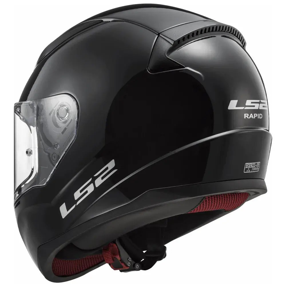 CAPACETE LS2 FF353 RAPID II SOLID - PRETO BRILHANTE