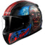 CAPACETE LS2 FF353 RAPID II ZOMBIE - PRETO / VERMELHO