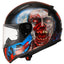 CAPACETE LS2 FF353 RAPID II ZOMBIE - PRETO / VERMELHO