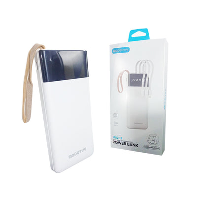 Powerbank MG2113 10000mAh com 3 Cabos Integrados