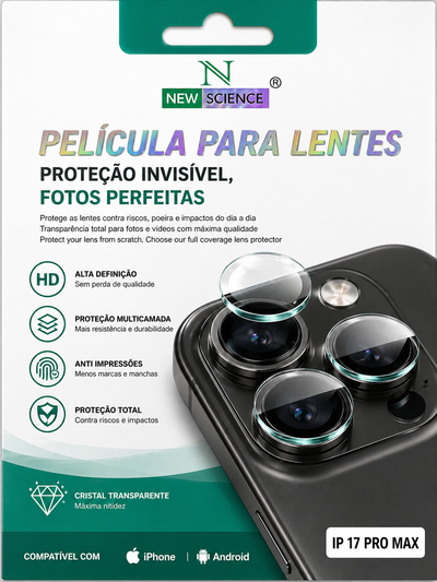 Película de Proteção para Lentes de Câmara – Vidro Temperado
