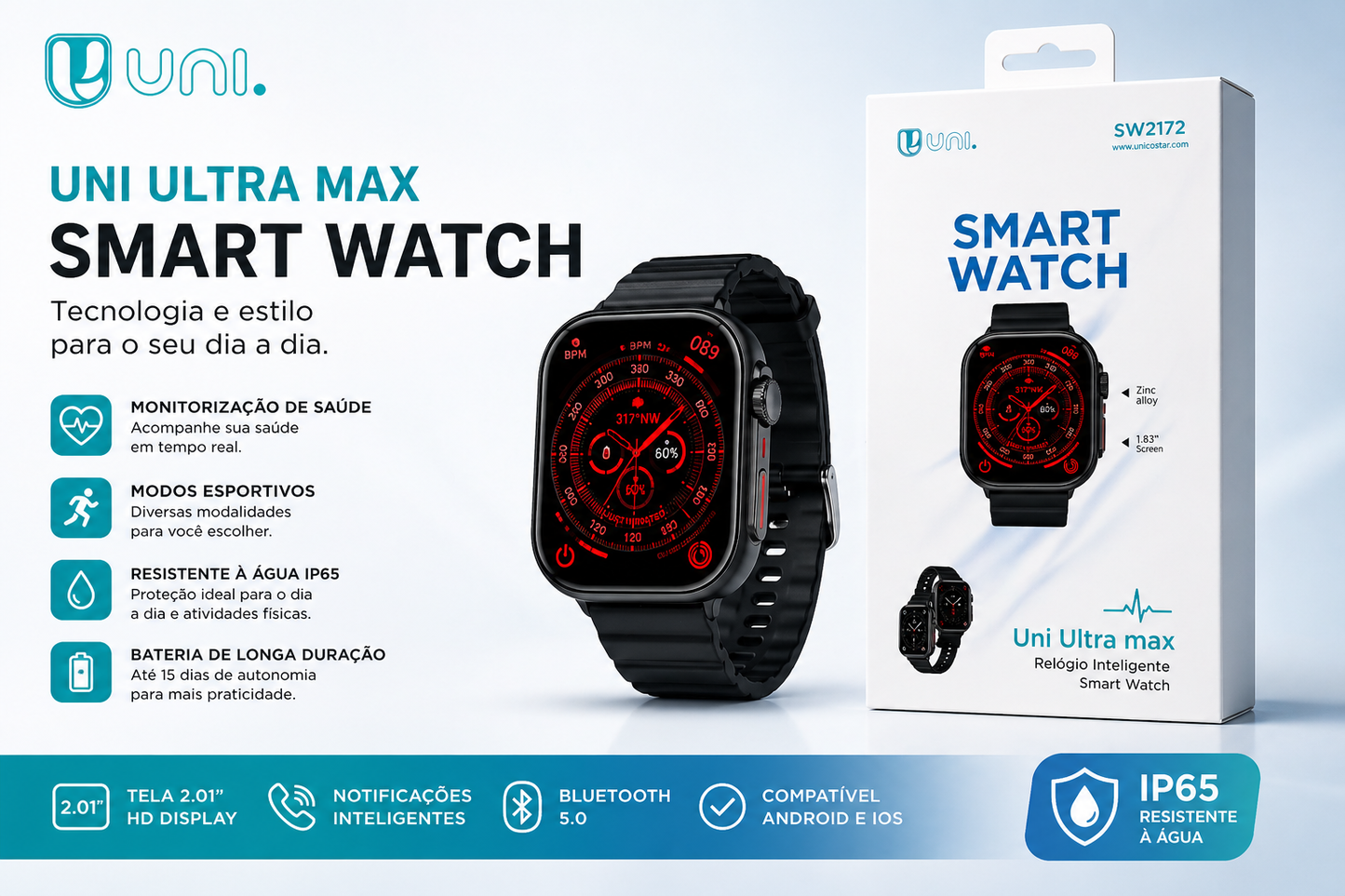 Smartwatch Uni Watch Pro SW2172
