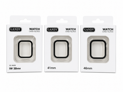 Capa + Vidro Protetor Smartwatch Transparente