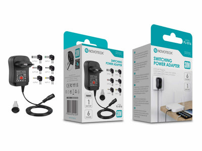 Transformador 30W com 6 Plugues Intercambiáveis – Universal e Confiável