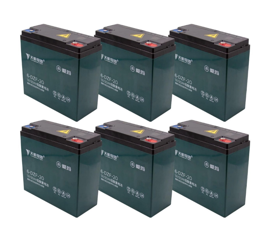 Pack de baterias Chumbo (6 und) 72V