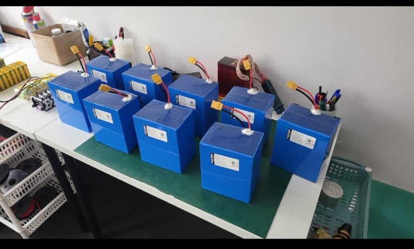 Bateria 48V 13S Full Charge 54,6V Células Samsung/LG/Molicel