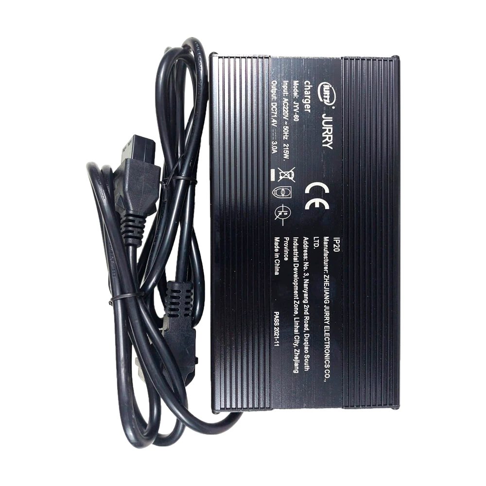 Carregador de Bateria Litio 60V (71,4V- 3A) - Neovolt (Eco-volt)