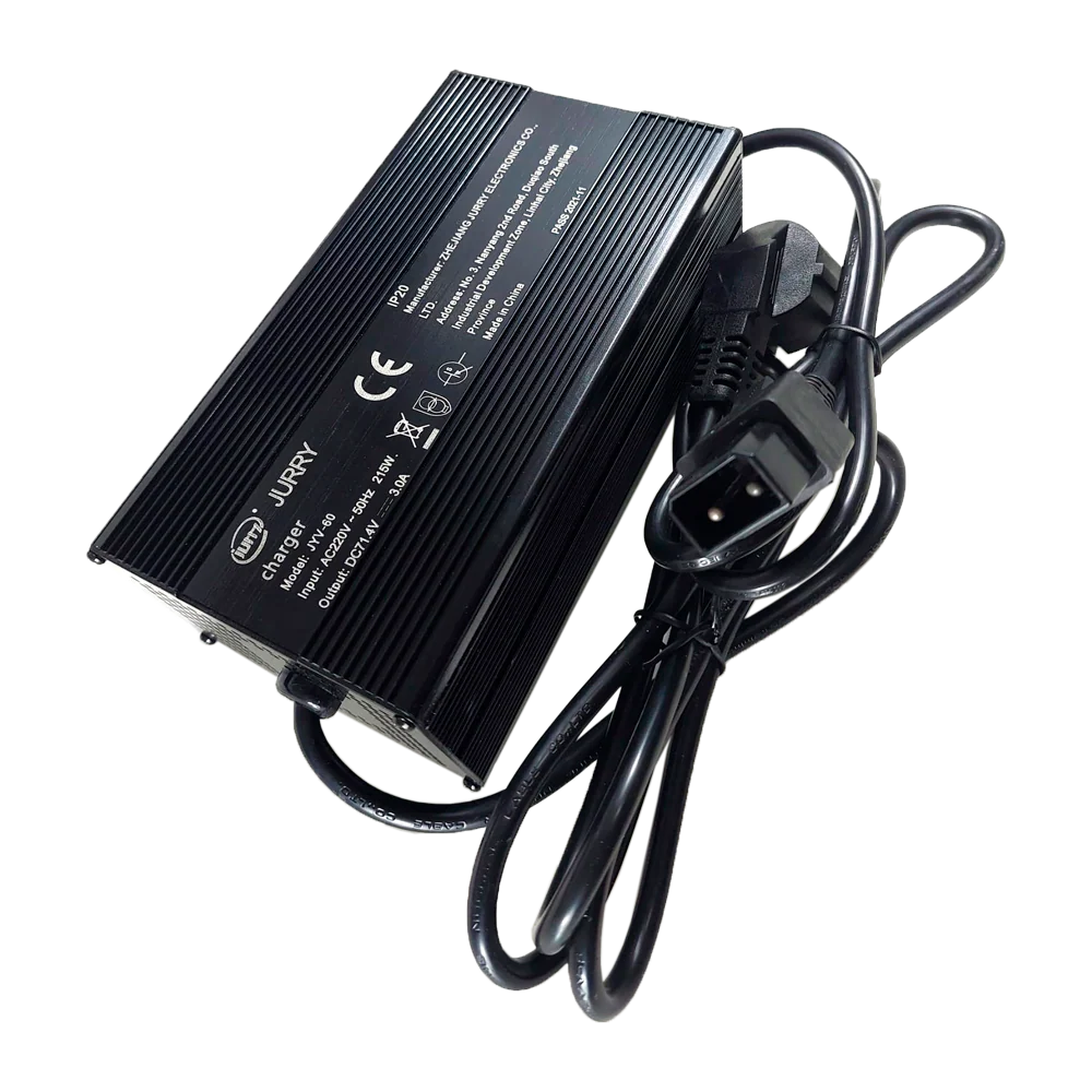 Carregador de Bateria Litio 60V (71,4V- 3A) - Neovolt (Eco-volt)