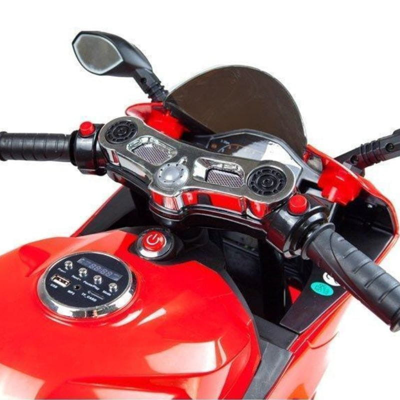 Motorbike 12V Vermelha - Moto elétrica para crianças