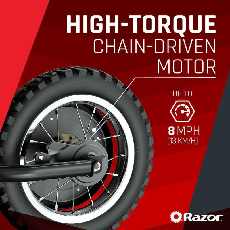 Razor MX125 Moto elétrica Cross para crianças