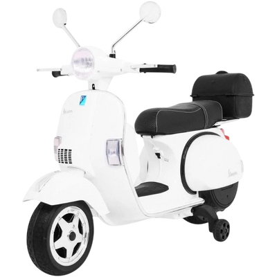 Vespa PX150 12V Branco - Moto elétrica para crianças