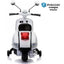 Vespa PX150 12V Branco - Moto elétrica para crianças