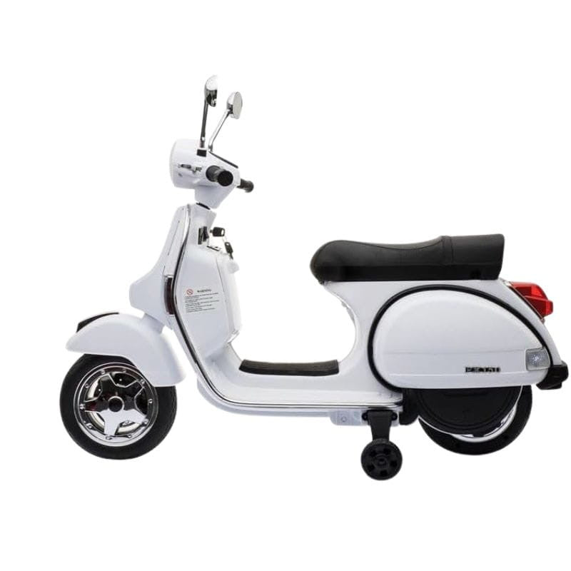 Vespa PX150 12V Branco - Moto elétrica para crianças