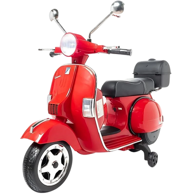 Vespa PX150 12V Vermelha - Moto elétrica para crianças