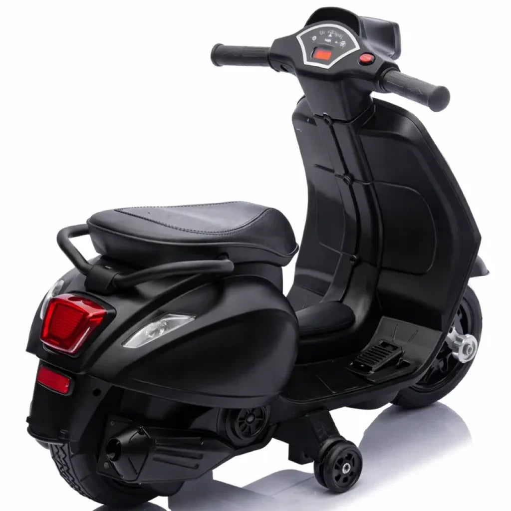 Vespa TR2502 Piaggio Moto Elétrica Infantil 6V Preta